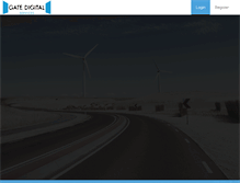 Tablet Screenshot of gatedigitalservices.com